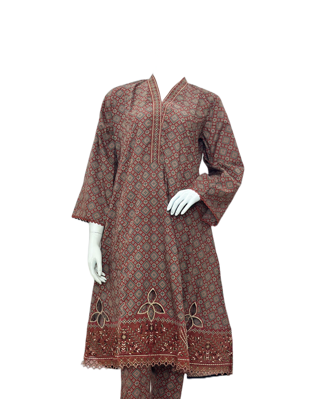 ST Rustic Elegance - Embroidered Frock