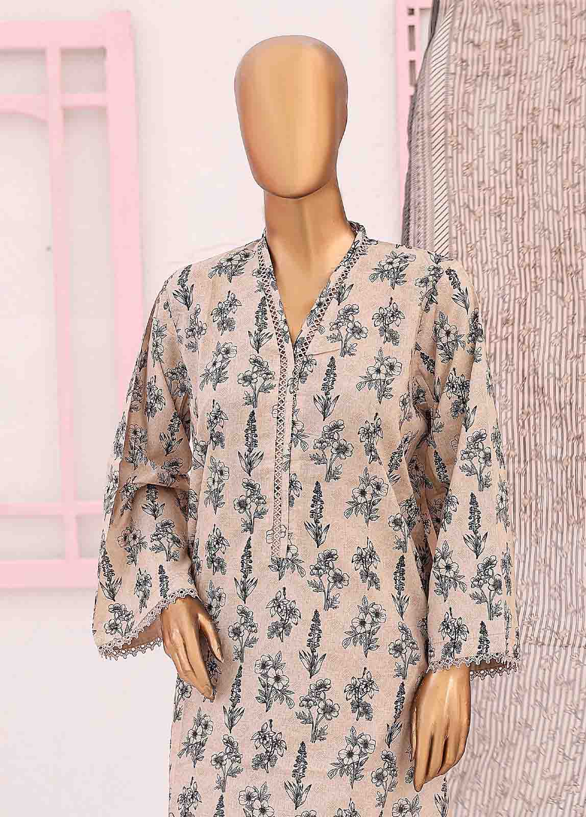 3 Piece Printed Lawn Suit